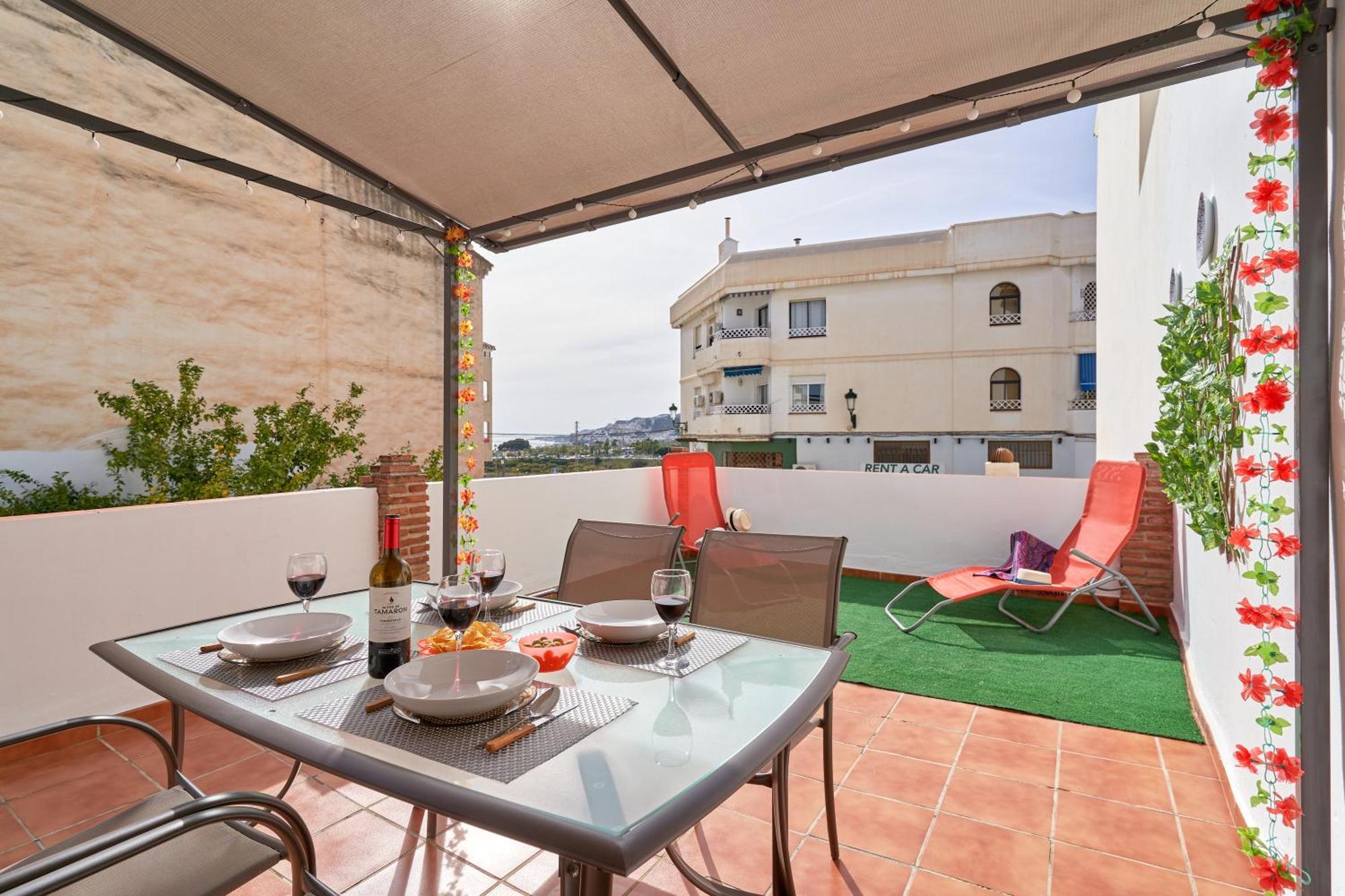 Estudio 1 D En El Centro De Nerja Eksteriør billede